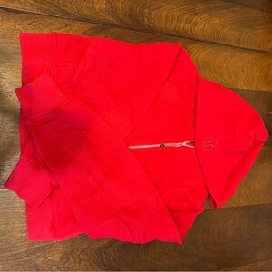 Scuba Oversized Half-Zip Hoodie